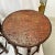 Brown Bamboo Drink Table With Woven Reed Top For Sale - Image 8 of 10