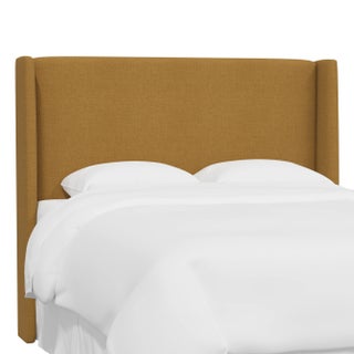 Jordan Twin Wingback Headboard in Zuma Sesame For Sale