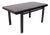 Brutalist Black Extendable Table, 1970s For Sale