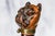 Wood Amazing Hand Carved Wood British Bull Dog Antique Desk Letter Opener Office Decor For Sale - Image 7 of 12