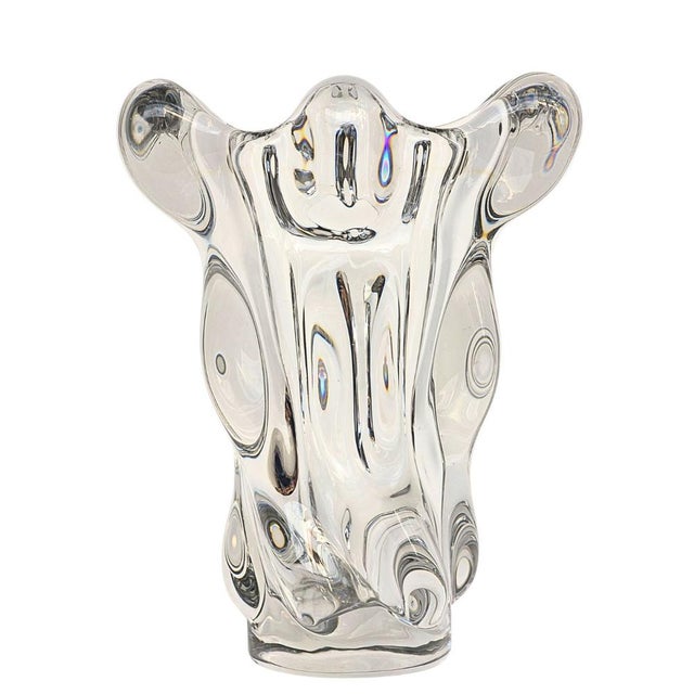 Large blown glass vase from the 1950s.