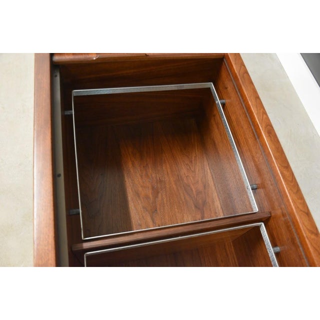 1960s Refinished 75” Jens Risom Paldao Credenza For Sale - Image 9 of 11