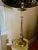 Chinoiserie Vintage Hollywood Regency Faux Bamboo Polished Brass Table Lamp With Black Tole Shade | Stiffel Style | 32” For Sale - Image 3 of 7
