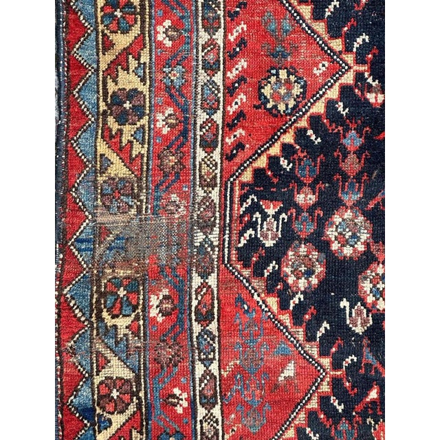 Brown Azerbaijan Tribal Rug from Bobyrugs, 1890s For Sale - Image 8 of 18