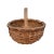Rustic 19th Century American Splint Oak Gathering Basket For Sale - Image 3 of 9