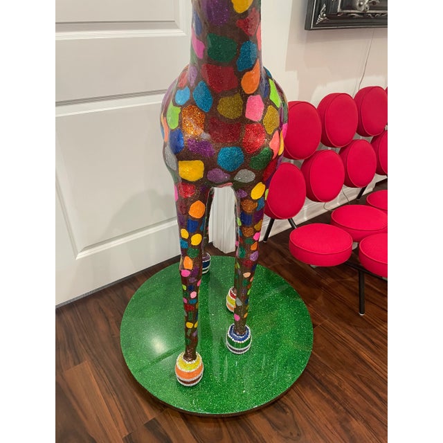 2020s "Gigi: Serengeti Disco Dancing Queen" Contemporary Pop Art Limited Edition Print on Canvas For Sale - Image 5 of 7