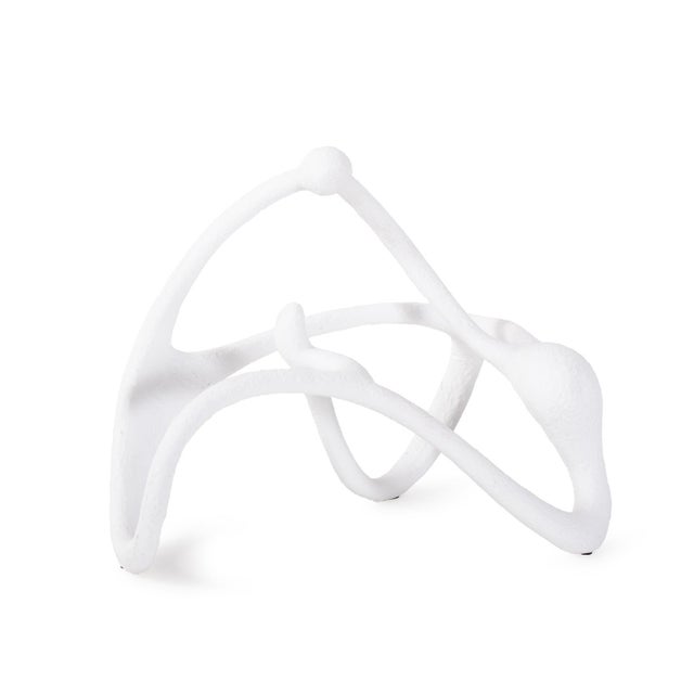 Plastic Endro Abstract Sculpture in White For Sale - Image 7 of 11