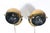 Mid 20th Century Mid Century Brass Ball Pin Up Sconces Wall Light Spotlight Light Table Lamps - Pair For Sale - Image 11 of 14