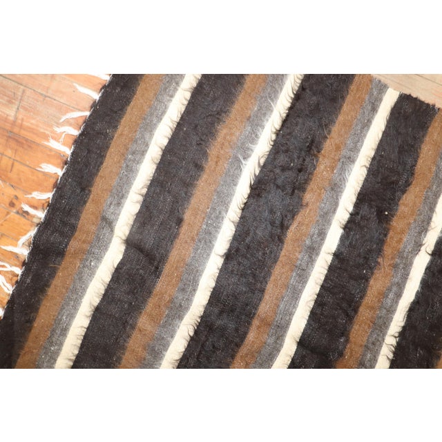 Textile Vintage Accent Size Turkish Mohair Rug - 4'1" x 6'2" For Sale - Image 7 of 9