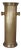 Italian Mid-Century Fluted Brass Traditional Cane and Umbrella Stand For Sale