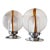 1970s Toni Zuccheri, Murano Blown Glass Lamps, Mazzega, Murano Italy - Set of 2 For Sale
