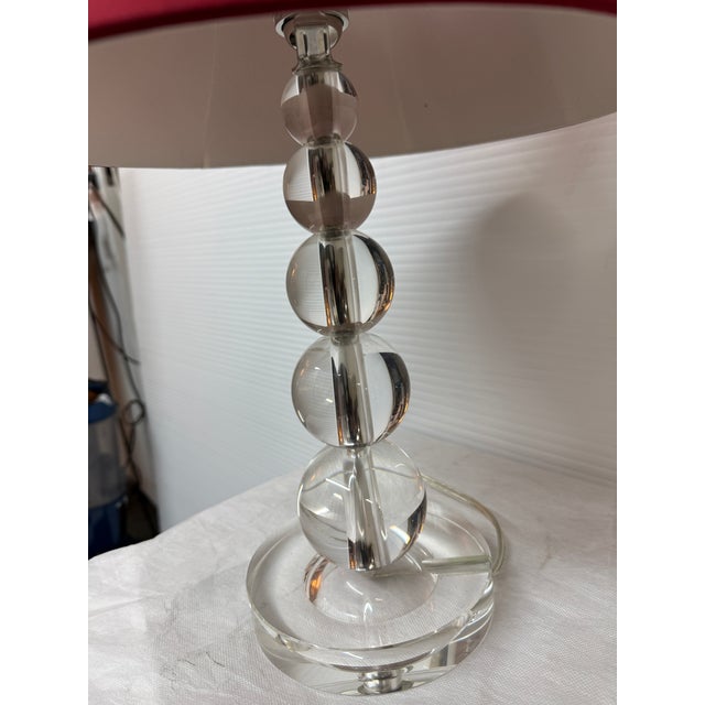 Contemporary Glass Orb Table Lamp For Sale In San Francisco - Image 6 of 12