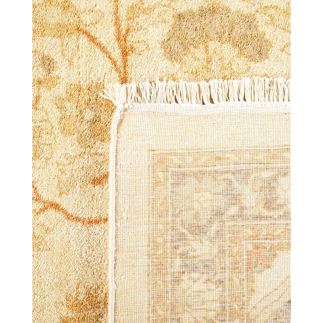 2000 - 2009 Mogul, One-of-a-Kind Hand-Knotted Area Rug - Ivory, 8' 1" x 10' 4" For Sale - Image 5 of 8