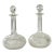 Late 19th Century ABP-diamond Cut, Faceted, Decanters – A Pair For Sale