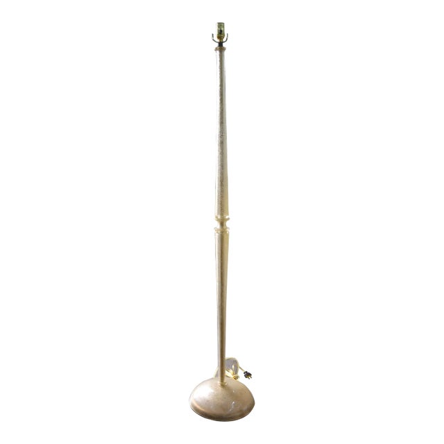 1940s Murano Glass Floor Lamp Attributed to Seguso For Sale