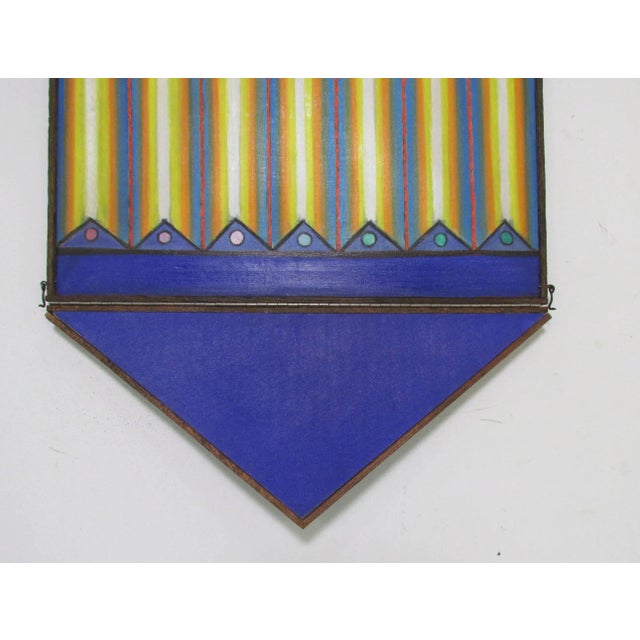 1960s Triptych Color Field Painting by Henry Kallem, Circa 1960s For Sale - Image 5 of 9