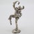 1970s Vintage Italian Handmade Genuine Sterling Silver 925 Pulcinella "Commedia Dell'Arte" Figurine Miniature For Sale - Image 5 of 8