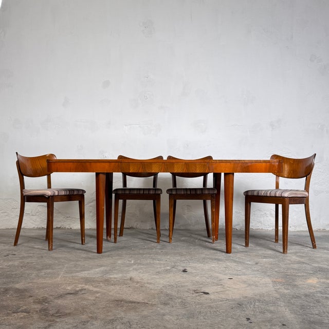 1930s Vintage Dining Table by Jindřich Halabala for Up Závody, 1930s For Sale - Image 5 of 17