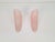 Contemporary Vintage Triangular Conical Wall Sconces in Pink Frosted Glass from Lumal-It, 1990s, Set of 2 For Sale - Image 3 of 9