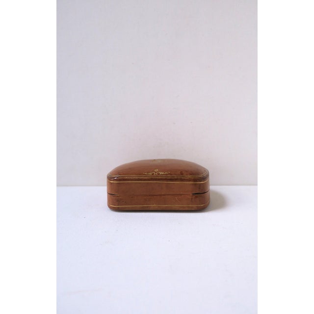 Italian Leather Jewelry Box For Sale - Image 13 of 16
