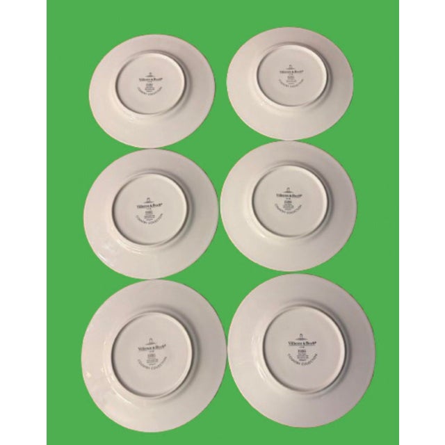 Villeroy & Boch 6 Flora by Villeroy & Boch Lunch Plates For Sale - Image 4 of 8
