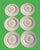 Villeroy & Boch 6 Flora by Villeroy & Boch Lunch Plates For Sale - Image 4 of 8