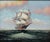 Traditional 1980s Oil Painting on Canvas of a Vessel in the Sea Beautiful Ship, Signed Angell For Sale - Image 3 of 11