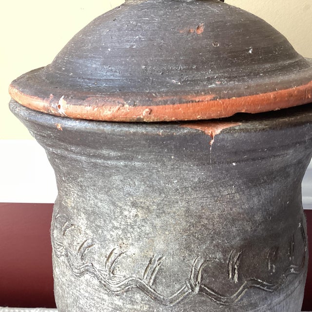 Antique Chinese 19th C. Ryukyu Kingdom Tsuboya Urn, 21" Tall, 18.2 LBS For Sale In Washington DC - Image 6 of 12