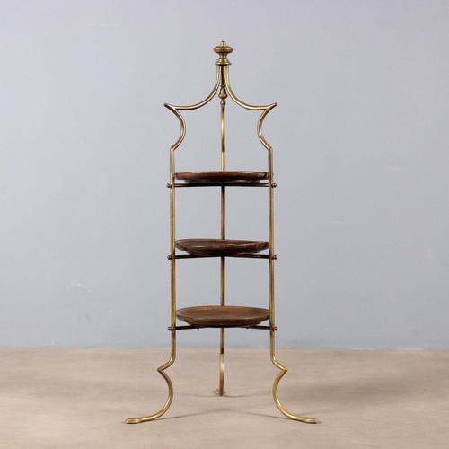 Metal Brass Storage Unit, 1950s For Sale - Image 7 of 8