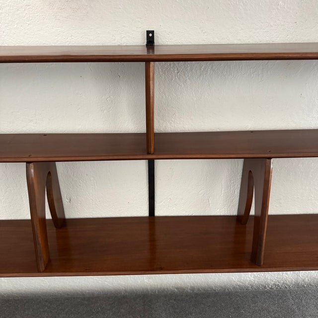Brown Vintage Organic Hanging Shelf, 1950s For Sale - Image 8 of 15