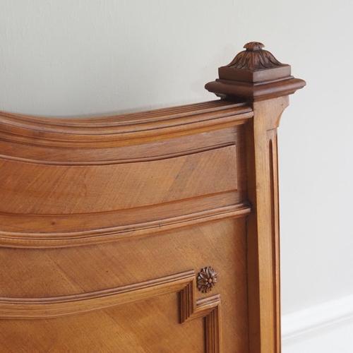 Antique French Louis Philippe Style Bed on Casters, 1890s For Sale - Image 5 of 18