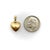 Modern Vintage 14k Gold Puffy Heart Pendant / Charm For Sale - Image 3 of 7