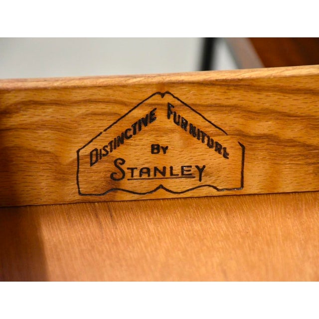 Walnut Mid Century Modern Bookcase by Stanley Furniture For Sale - Image 10 of 10