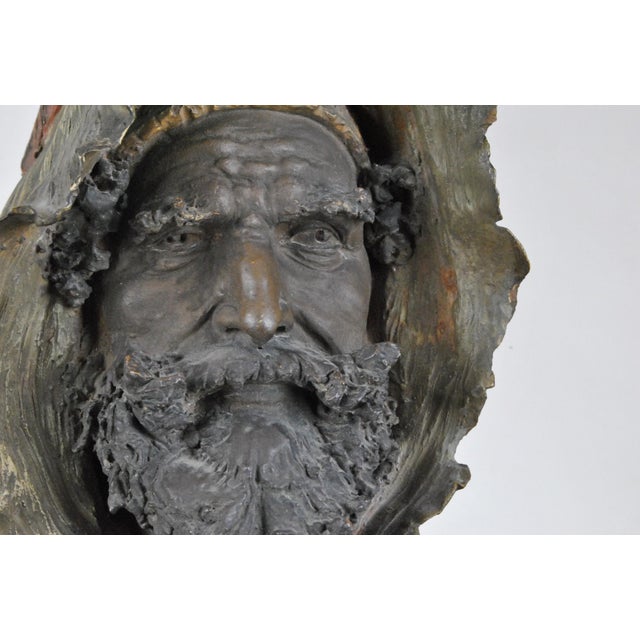 19th Century Orientalist Terracotta Bust of an Arab For Sale - Image 16 of 18