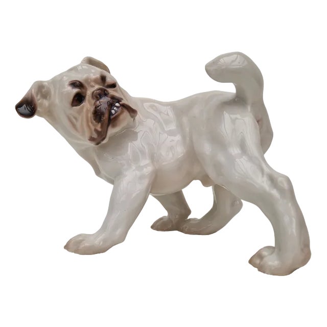 English Bulldog Figurine from Bing & Grondahl, 1960s For Sale