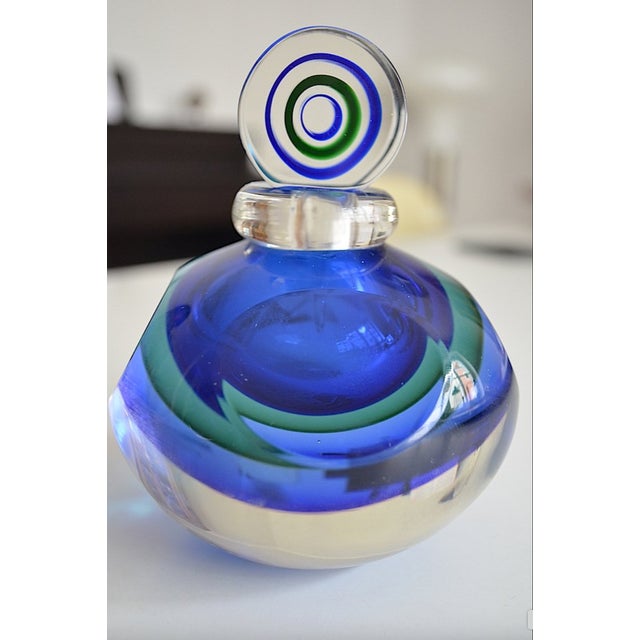 Perfume Flacon in Murano Glass from Michele Onesto, 1980s For Sale - Image 7 of 14