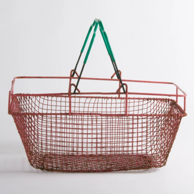 This beautiful vintage shopping basket/cart from the communist era of Czechoslovakia. Produced and used since the 1960s....