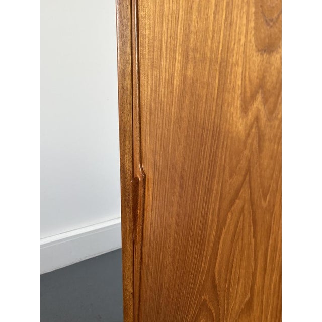 Model 19 High Sideboard in Teak with Sliding Doors by Gunni Omann for Omann Jun, 1960s For Sale - Image 15 of 18