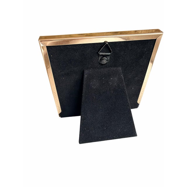 Authentic Original Vintage 1980's Hermès “Le Bal Masqué” Scarf Art Advertisement Print in Gold Faux Bamboo Frame For Sale In Miami - Image 6 of 10