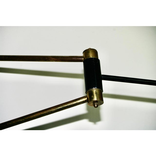 1950s Large Double-Arm Wall Sconce by Robert Mathieu, France, 1950 For Sale - Image 5 of 13