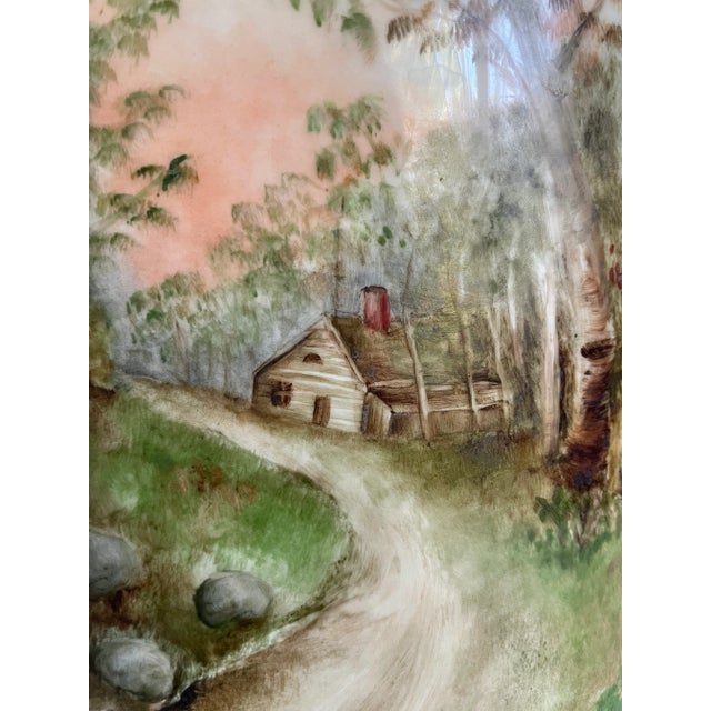 Gold Antique Guerin Limoges Porcelain Cachepot Vase For Sale - Image 8 of 13