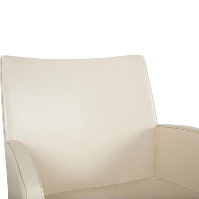 Cream Times Chairs in Cream Leather from Wittmann, Set of 4 For Sale - Image 8 of 18