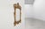 Baroque 20th Century Chippendale Gilt Metal Mirror with Palmette Crest and Husk Garlands, Italy, 1950s For Sale - Image 3 of 11