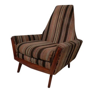 Adrian Pearsall Style Mid-Century Arm Chair For Sale