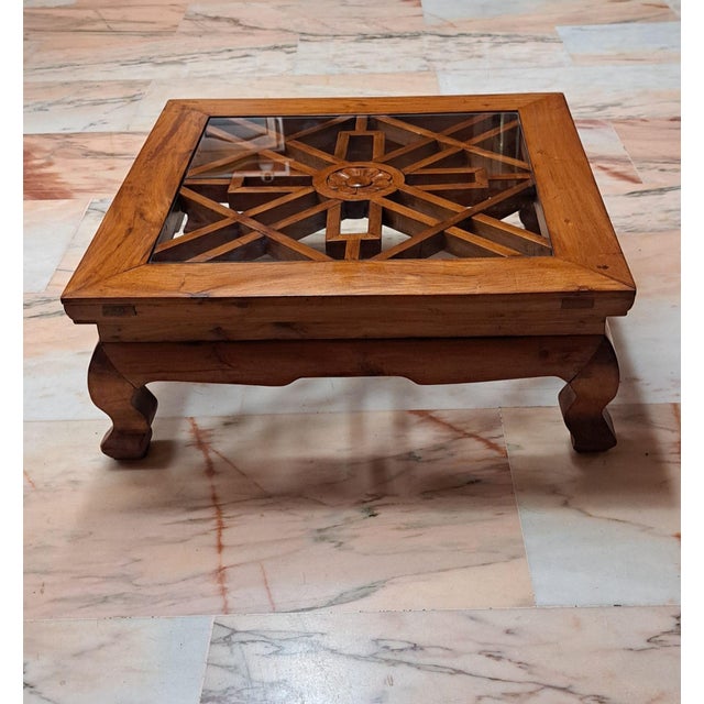 1980s Chinese Tea Table, 1980s For Sale - Image 5 of 5