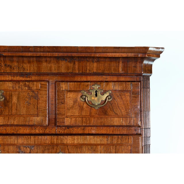 Traditional Georgian Walnut Chest on Chest, English, Circa 1720 For Sale - Image 3 of 10