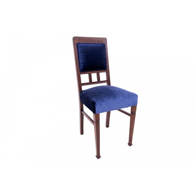 Set of Polish Chairs, 1930s, Set of 6 For Sale - Image 3 of 8