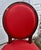 Vintage Set of Four Carved & Inlaid Regency Style Rounded Back Red Side Chairs For Sale In Philadelphia - Image 6 of 13