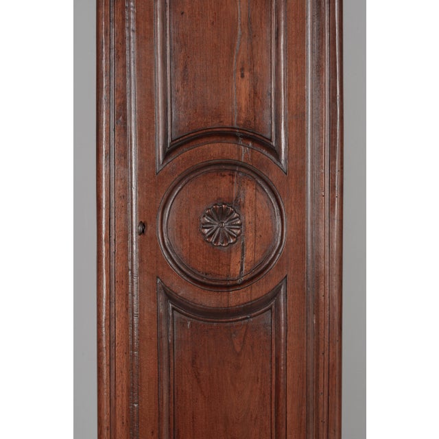 19th Century Louis XV Style French Tall Case Clock or Morbier Clock For Sale In Orlando - Image 6 of 14