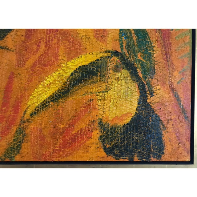 Traditional Painting of Toucans by Hunt Slonem For Sale - Image 3 of 6